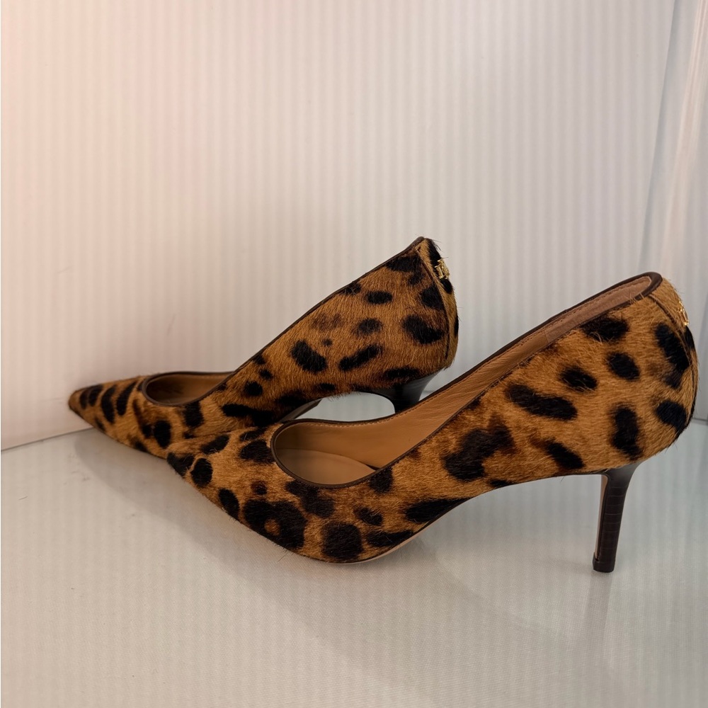 Ralph Lauren Leopard Print Heels